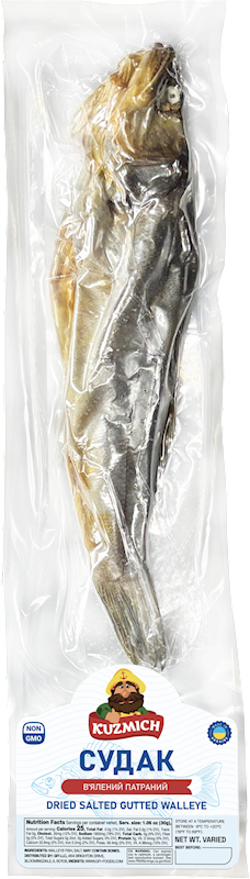 Dried Salted Gutted Walleye (Sudak) V/P